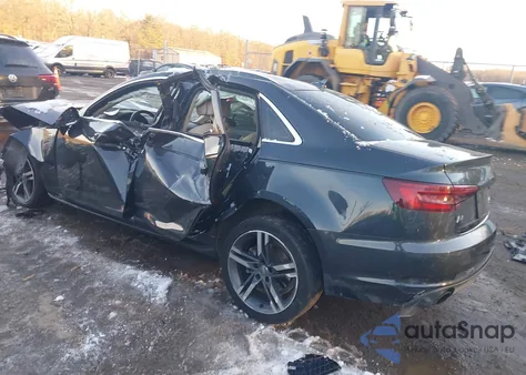 2018 Audi A4 2.0T Tech Ultra Premium/2.0T Ultra Premium z USA, uszkodzony, nr VIN WAULMAF40JA233970